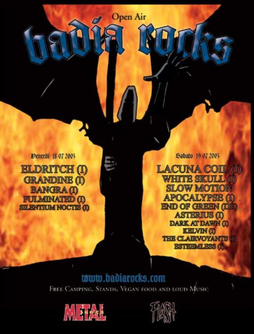 Badia Rocks 2003